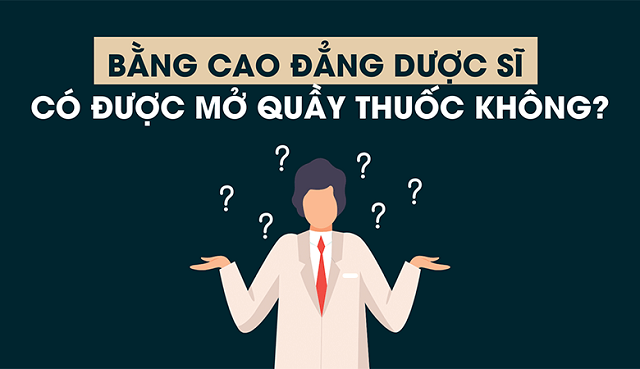 Giải đáp: Bằng Cao đẳng Dược có mở được quầy thuốc không?